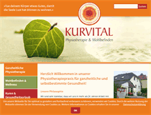 Tablet Screenshot of kurvital-bad-gottleuba.de
